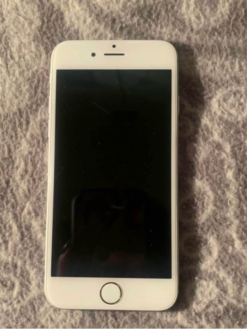 Apple iPhone White Front Silver Frame